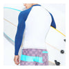 S060 S061 S062 S063 Diving Suit Wetsuit Fishing Surfing   blue+white