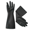 31cm medium thick Acid and Alkali Resistant Latex Gloves Work Protection   black