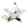 Living Room Silent Wall Clock Five-pointed Star Sticking