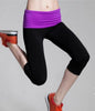 Mujer Yoga Correr Elástico Deporte Pantalones Leggings Fitness Pantalón Capri