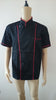 Short Sleeve Kitchen Cooker Working Uniform Chef Waiter Waitress Coat Jacket
