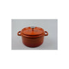 Enamel cast iron pot enamel cast iron pan export of the original   Orange