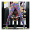 Elastic Printing Skinny Sports Fitness Yoga Ninth Trousers