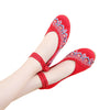 Bestickt Schuhe Schuhe mit Hohem Absatz Quadrat Dacne Manuell Stickerei