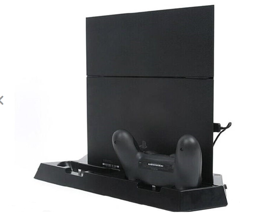 Brand New Dual Cooling Fan Charging Dock Station for PS4 with 3 Port USB HUB