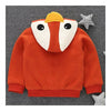 Infant Baby Boy Girl Penguin Cartoon Zipper Coat black 73cm