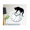 Cat climbing on the Clock Wall Clock Fashionable Creative Small Cat Wall Clock