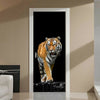 Porte Autocollant Neuf 3d Diy PVC Imperméable Décoration Murale Tigre Qd030