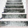 New 3D DIY PVC Waterproof  Stair Decals Wall  Floor Sticker  Mosaic Silver QS004