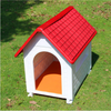 DURABLE DOG HOUSE KENENL - LARGE  BLUE / RED