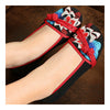 Casual Old Beijing Cloth Embroidered Shoes Bouquet