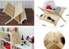 En Bois Pliable Portable Cuisine Rack Séchage Bol Support Plat Plateau