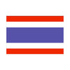 90 150 cm Bandera a Varios Países IN The World Poliéster Pancarta Thailandia