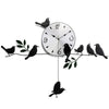 Horloge Murale Oiseau Creative Fer Cadeau