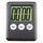 LCD Digital Kitchen Timer Count Down Up Magnetic Adsorption    Black