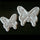 Doubletree Baking DIY fondant cake mold 2pcs butterfly stamp embossed stamp