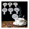 7 Diseños de Translúcida Café Estampados Muestra