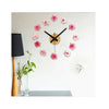 Precioso Flor Romántico Rosa Bricolaje Reloj Campo Simple Estiloso 02