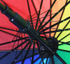 Rainbow Umbrella with Straight Shank Wedding Party Favor