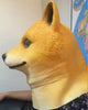 Perro Máscara Látex de Caucho Animal Disfraz Cabeza Completa Halloween Elegante
