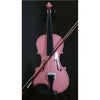 Student Acoustic Violin Full 3/4 Maple Spruce with Case Bow Rosin Pink