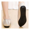 Suqare Fake Diamond Low-cut Old Beijing Cloth Shoes  light color