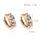 Earrings 18K Gold Galvanized Zircon
