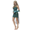 Green Beautiful Elf Woman Refinement  Costume Forest Tree Goddes Halloween