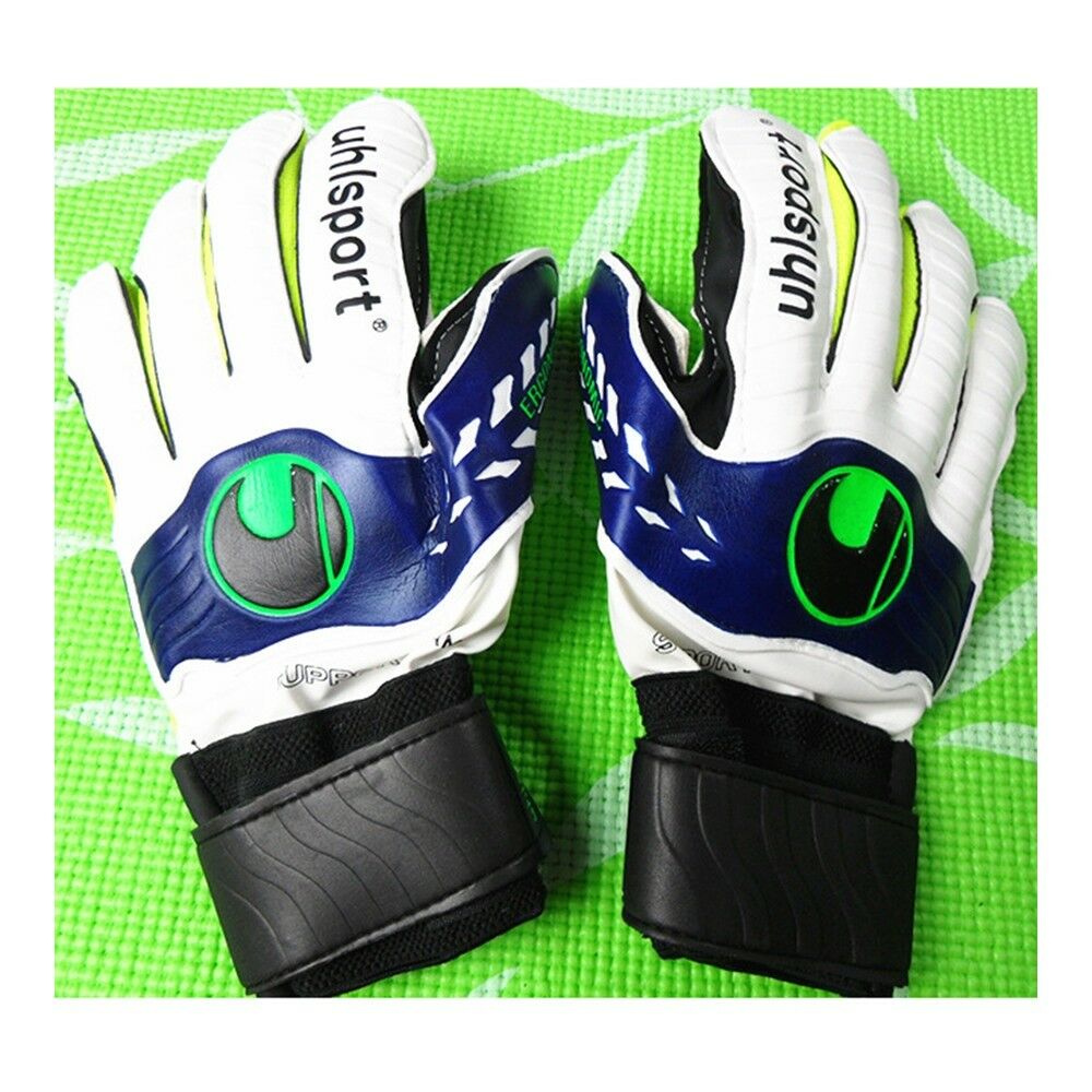 Latex Non-slip Thick Goalkeeper Gloves Roll Finger   green  8