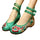 Chinese Embroidered Floral Shoes Women Ballerina Mary Jane Flat Ballet Cotton Lo