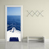 Neuf 3d Diy PVC Imperméable Porte Autocollant Mural Yacht Qd056