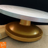 Creme Kuchen Plattenspieler Rotation Stahl Tisch Dekoration Holzrahmen 30/33cm