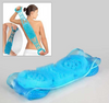 Doble Cara Espalda Exfoliante Gel de Sílice Cuerpo Masaje Cepillo Silicona Wash
