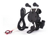 X-shape Cellphone Mount Universal Motorcycle Mount Cell Phone Holder USB Charger