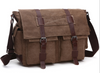 Mens Retro Vintage Multi-pockets Shoulder Bag  Messenger Canvas W Shoulder Strap