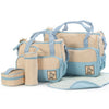 Hot 5pc Baby multifunction Changing Diaper Nappy Mummy Mother Handbag Bags