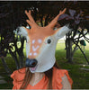 Deer Head Mask Rubber Latex Animal Costume Full head Mask Halloween Costume Fanc