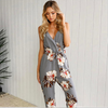 Blue Blossom Charm Floral Cotton Boutique Jumpsuit Playsuit Rompers Overalls