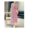 Vintage China Traditional   Style Loose Fit 2pcs Imitation Suit Evening Dress