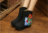 Chinesisch Bestickt Schuhe Damen Einzeln Stiefel National Wind Aufzug