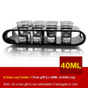 SIZE S SHAPED Bullet CUP Acrylic  HOLDER  Frame Wooden Bezel Cocktail Cup