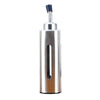 Stainless Steel Oil Kettle Vinegar Can Soy Bottle with Visible Window square