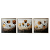 3pcs Set Scenery Manual Oil Painting Wall Hanging Deoration