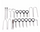 20pcs Car Radio Audio Stereo CD Player Removal Key Tool Kit Set