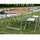 outdoor folded table aluminium alloy wooden folded table portable picnik table