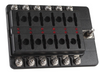 100A 12 Way Circuit LED indicates  Blade Fuse Box Block Holder Standard ATO