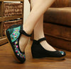 Chinese Ethnic Embroidery Inner high Heel Elevator Cheongsam Dress Shoes FANS