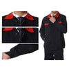 Arbeit Schutzausrüstung Uniform Anzug Leinen Garage Rot Kragen (Anzug) 170