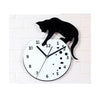 Gato Escalada On The Clock Reloj de Pared Estiloso Creativo Pequeño