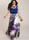 Blue Red Womens Summer  High Waist Floral Maxi Long Party Beach Dress Plus Size
